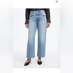 Madewell Perfect vintage Wide leg Crop Jean